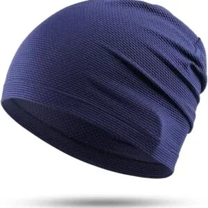 1PCs Summer Cool Running Cap Fashion Bicycle Hat Cycling Sport Caps Headdress Headscarf Hiking Baseball Riding Beanie Men Women Hats (D.Blue)-B0CZTYVB21