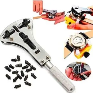 Diy Crafts CT-DIY-HI-37305 Case Movement Holder for Waterproof Watch, Change Battery Yourself Battery Tool Set Watch Repair, a No # 9 (Multicolor)-B0972Q7HDS