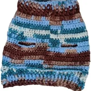 Dog and Cats HandMade Crochet Shirt, (Neck Diameter 16-23 Cm Chest Diameter 23-37 Cm Max Round) Winter Pet Dog Clothes Crochet a winter jacket For Pets-CODE MS100-B0DQQ9KGXM