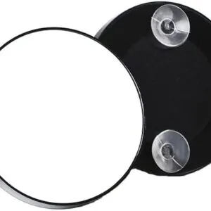 [1Pcs - 9Cm Diameter +1 Tweezer ] Small Makeup Mirror Magnifying Mirror With Two Suction Cups For Outdoor - Germany قطر 9 سم فقط - صغيره (5 X)-