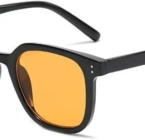 New Gradient Blush Glasses Black Frame Sunglasses Women's Fashion Sunglasses Men's Sunscreen Glasses Width 14Cm-B0DFMCQ37Z