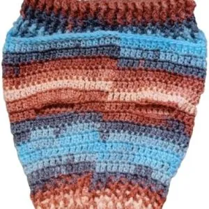 Dog and Cats HandMade Crochet Shirt, (Neck Diameter 13~20 Cm Chest Diameter 23~34 Cm Max Round) Winter Pet Dog Clothes Crochet a winter jacket For Pets-CODE RS00-B0DQQ59D8X