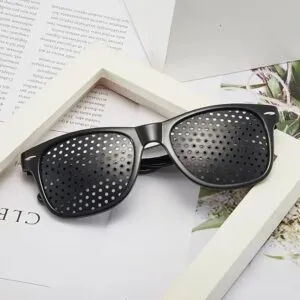 Vision Care Wearable Corrective Glasses Improver Stenopeic Pin Hole Glasses Anti-fatigue Eye Protection Glasses--B0DHLYJYLR