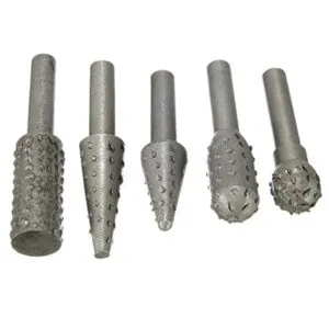 مجموعة رؤوس مبرد دوارة من 5 قطع، مبرد نحت للخشب والبلاستيك، مثقاب صغير تالادرو 6 مم - (07-6-2)